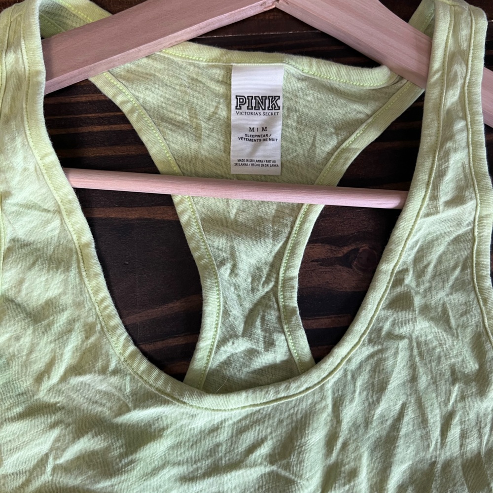 Victoria's Secret Bright Lime Tank Top - Picture 3 of 4
